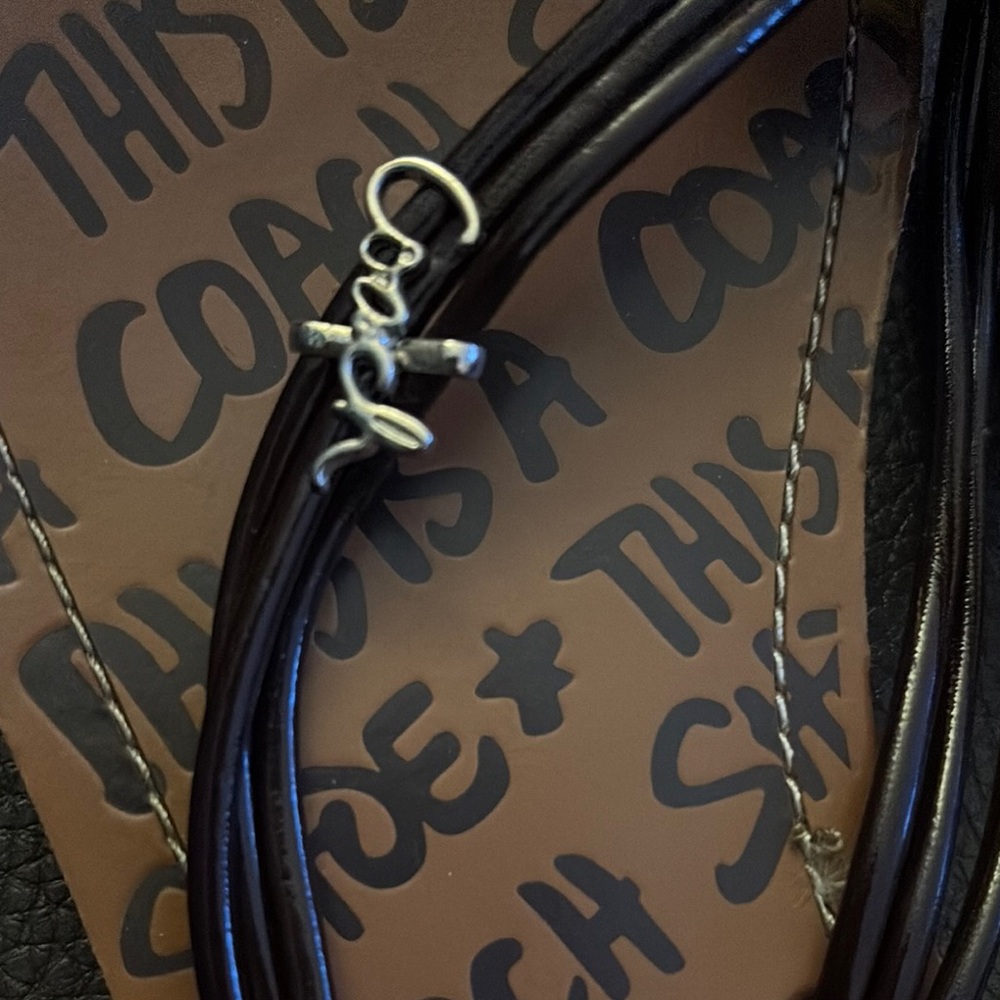 Coach Black and Brown Sandals - Picture 2 of 4